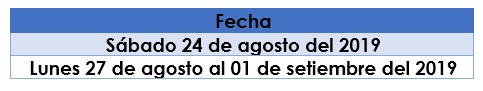becas horario