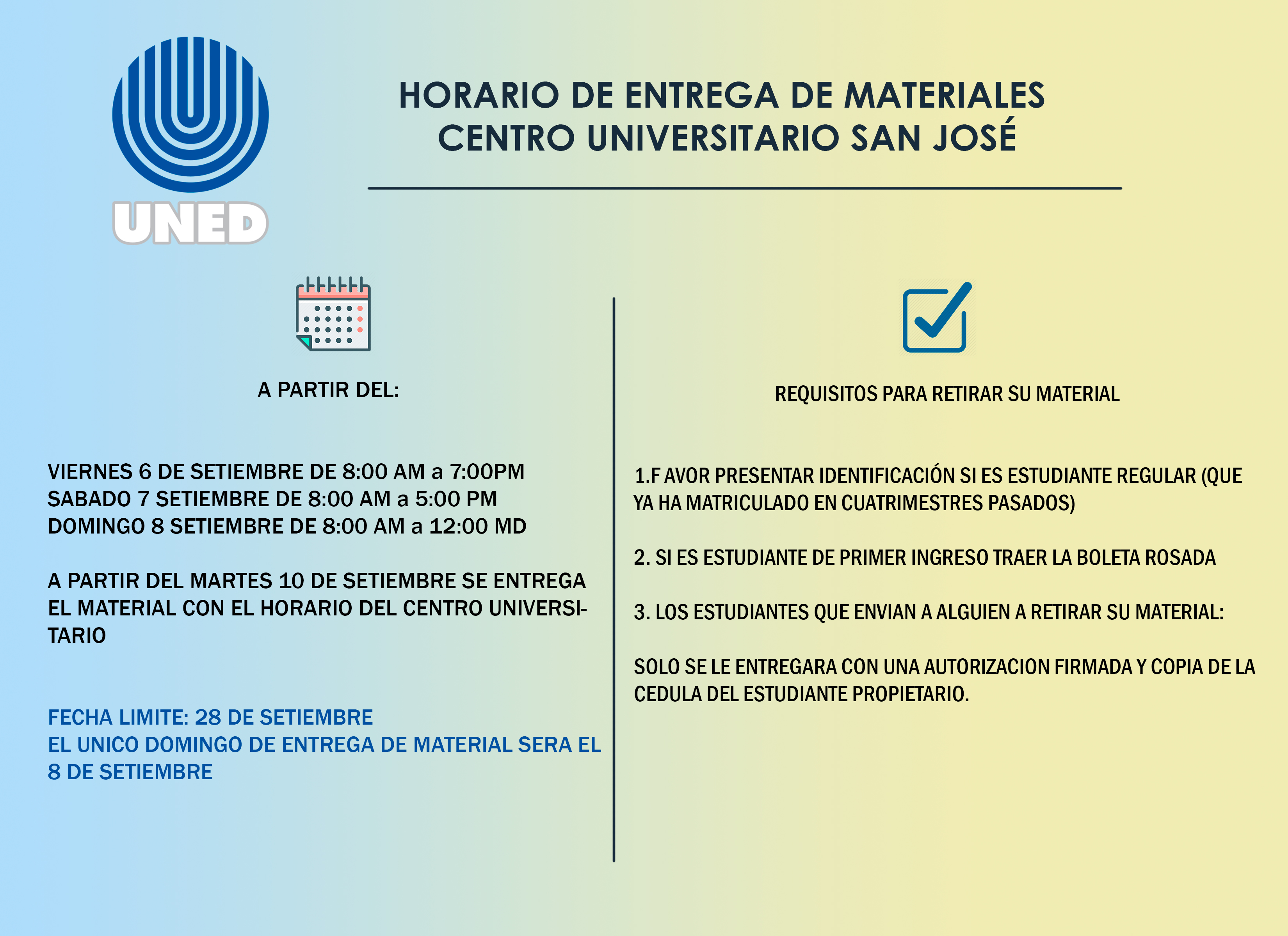 horario