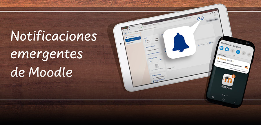 notificaciones moodle