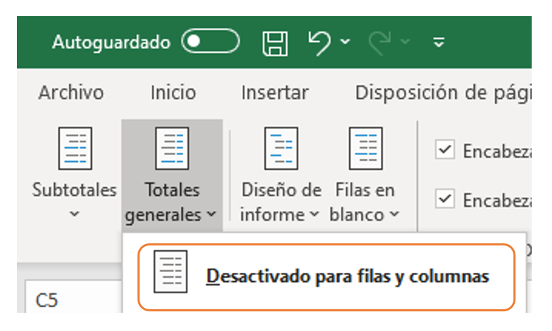 TOTALES GENERALES