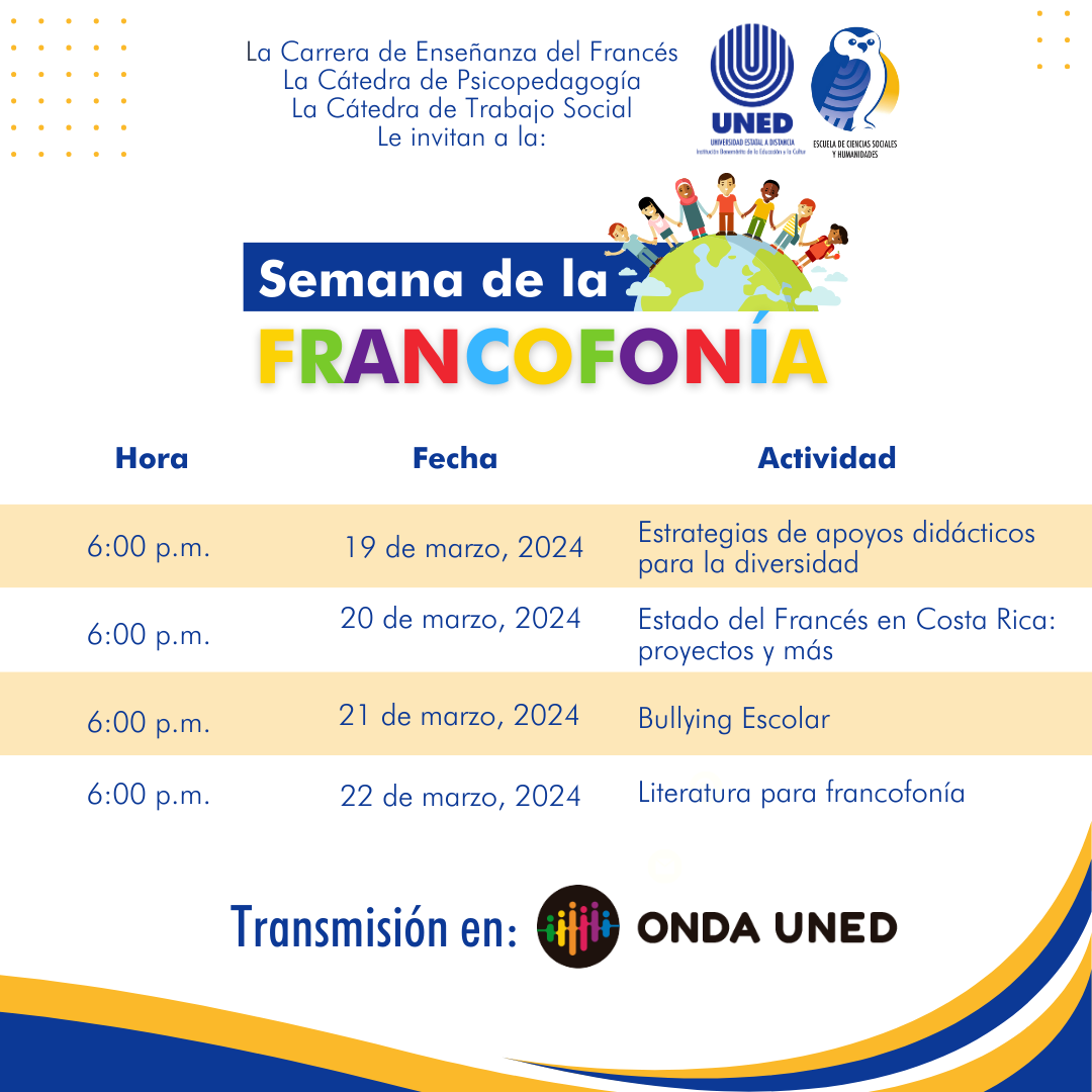 Agenda del evento