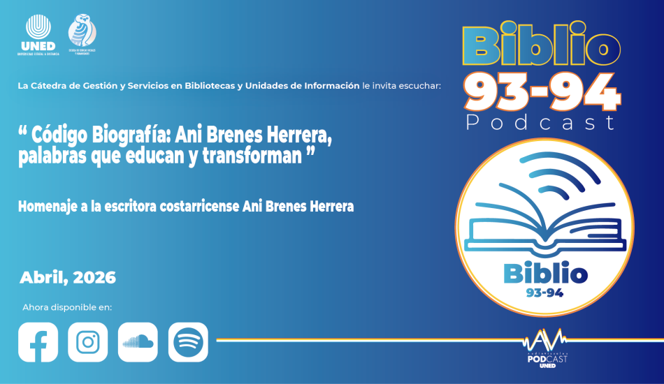 imagen de Biblio 93-94 Podcast dedicó nueva emisión al legado de Ani Brenes Herrera 